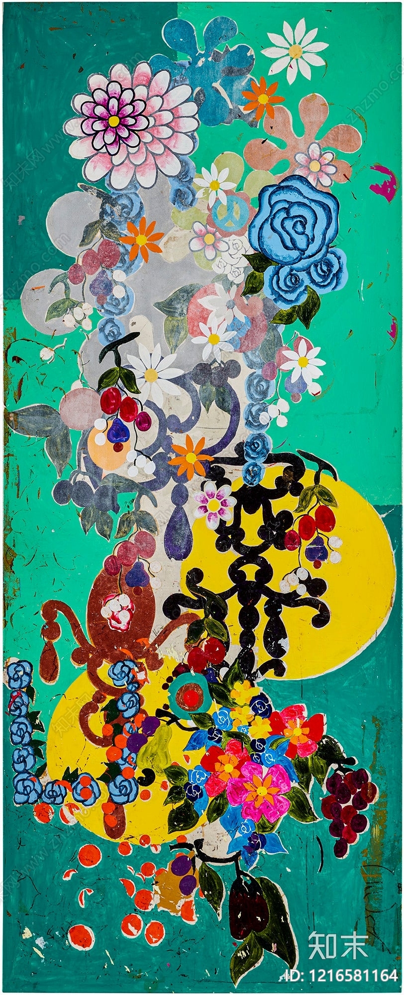 复古装饰画贴图下载【ID:1216581164】