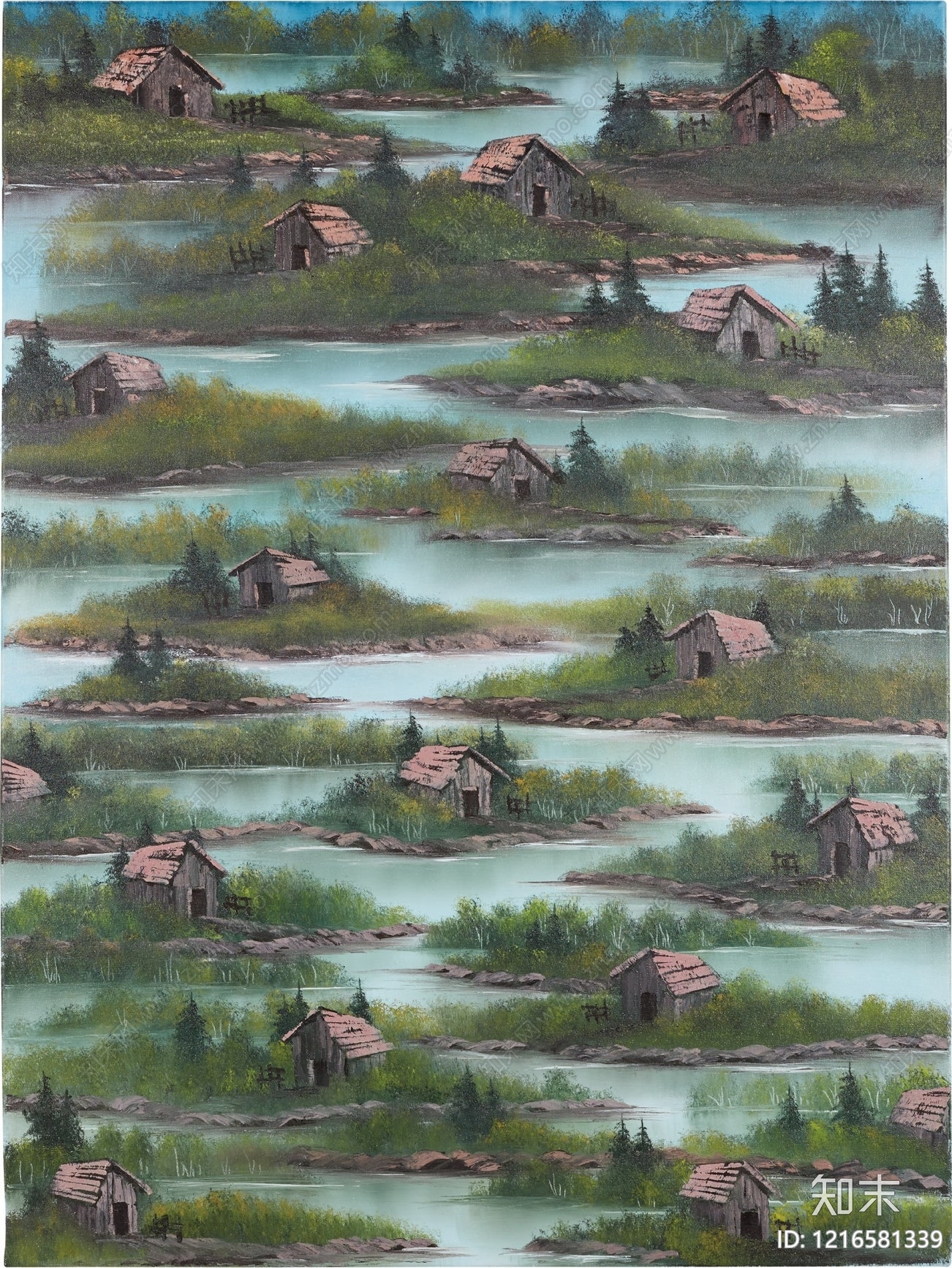 法式艺术画贴图下载【ID:1216581339】