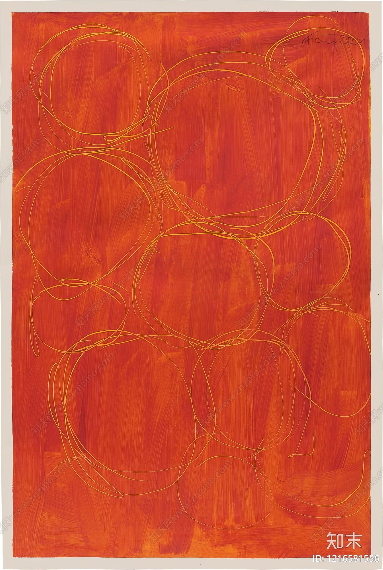 现代抽象画贴图下载【ID:1216581556】