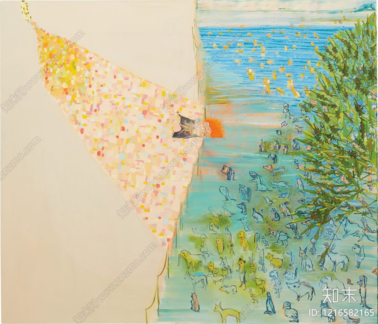 美式艺术画贴图下载【ID:1216582165】