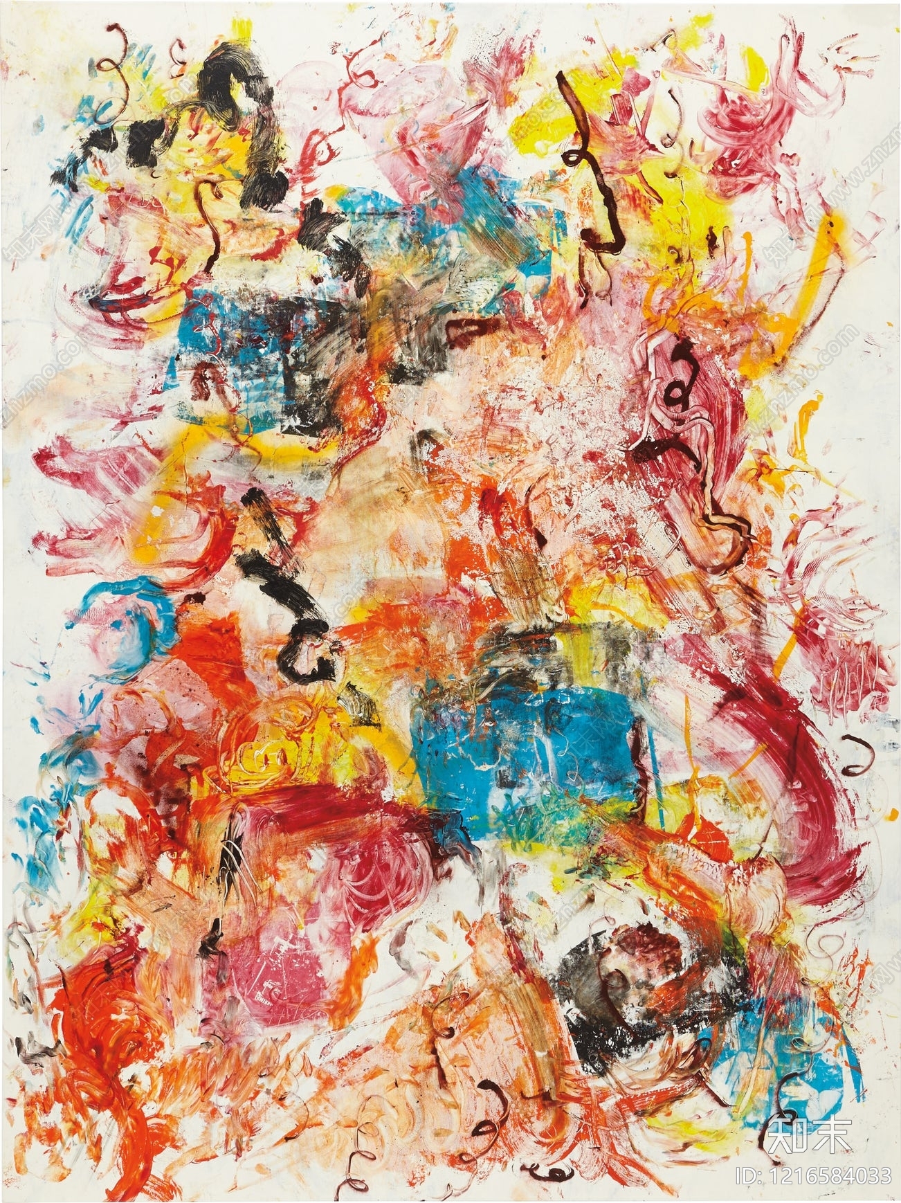 现代艺术画贴图下载【ID:1216584033】