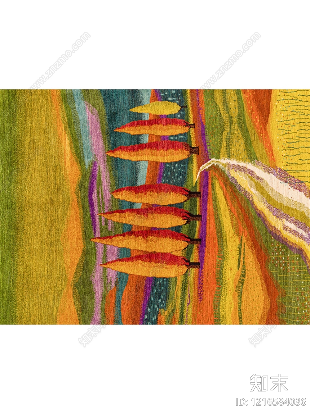 现代格子地毯贴图下载【ID:1216584036】