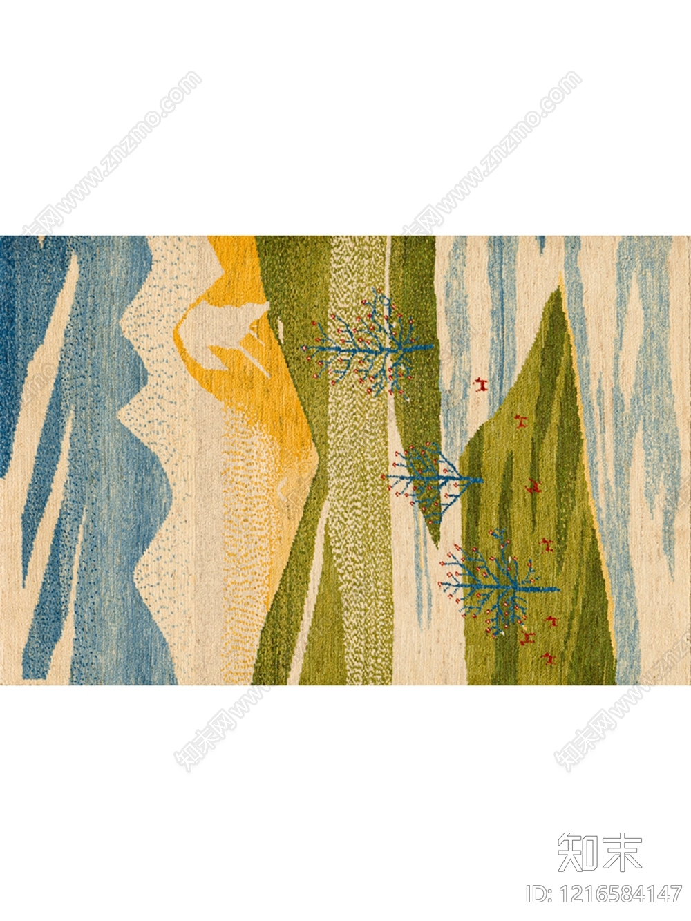 现代格子地毯贴图下载【ID:1216584147】