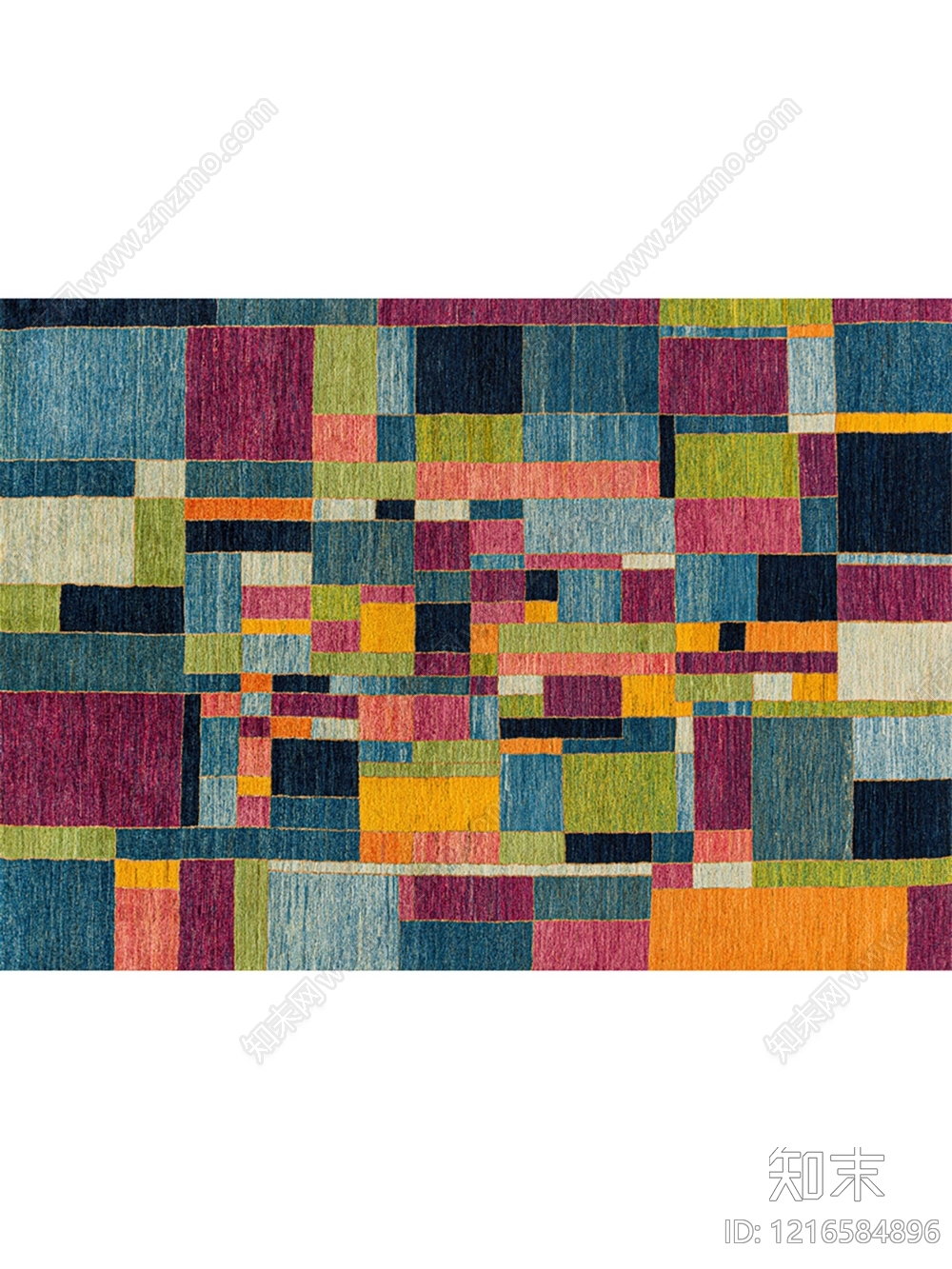 现代格子地毯贴图下载【ID:1216584896】