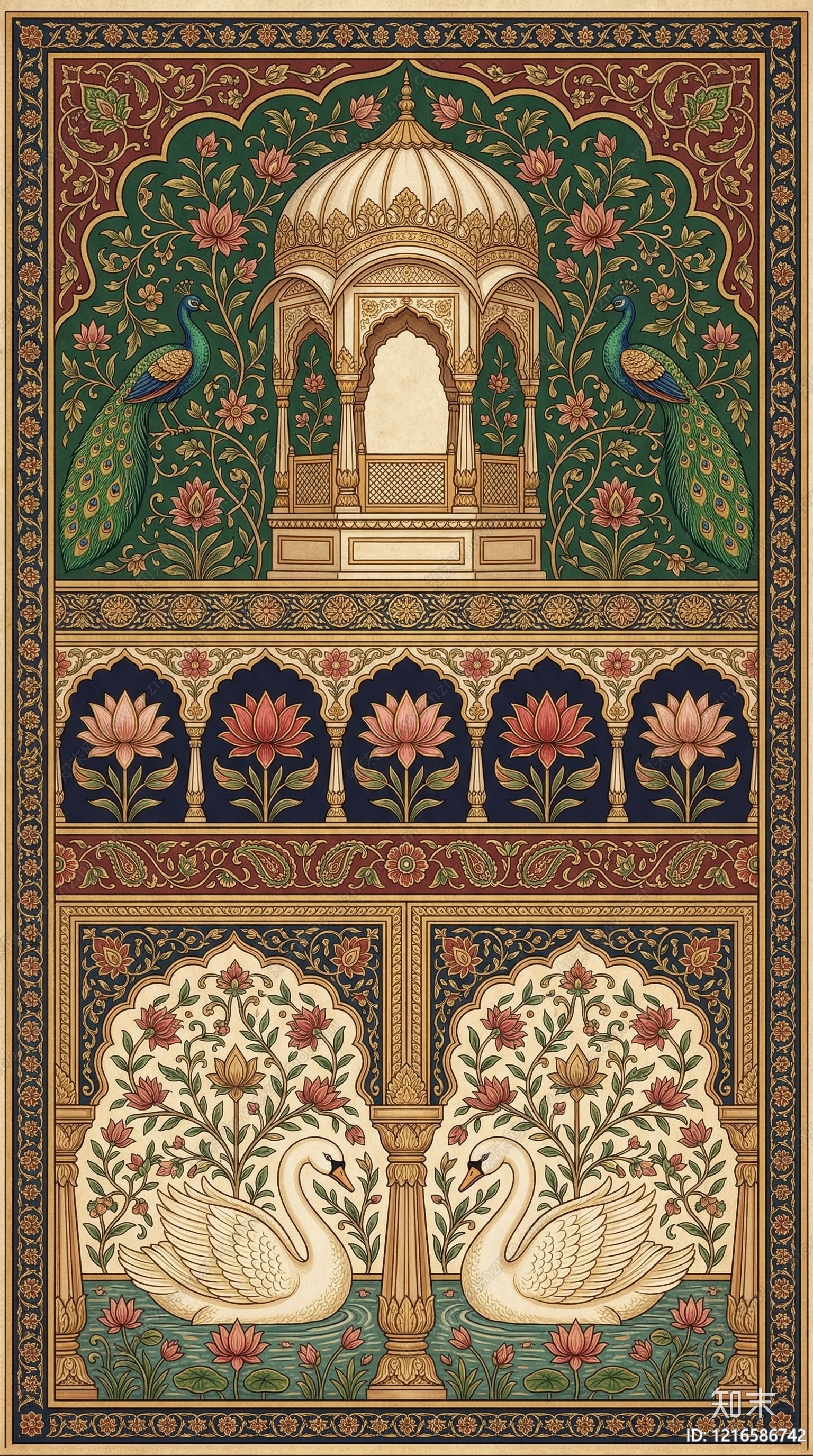 传统纹样贴图下载【ID:1216586742】