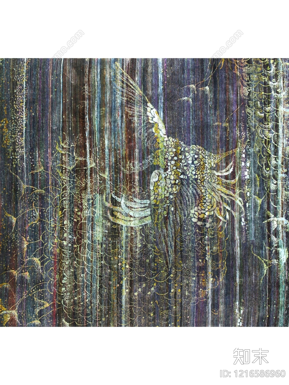 现代格子地毯贴图下载【ID:1216586960】