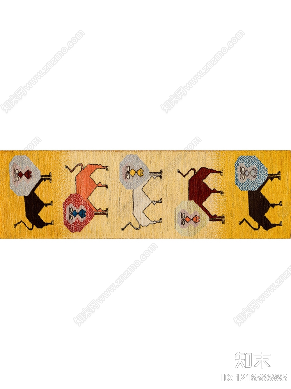 现代格子地毯贴图下载【ID:1216586995】