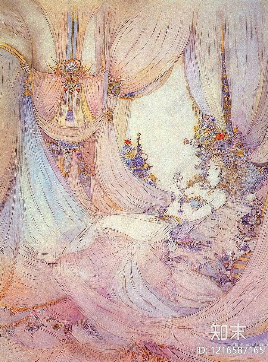 卧室贴图下载【ID:1216587165】