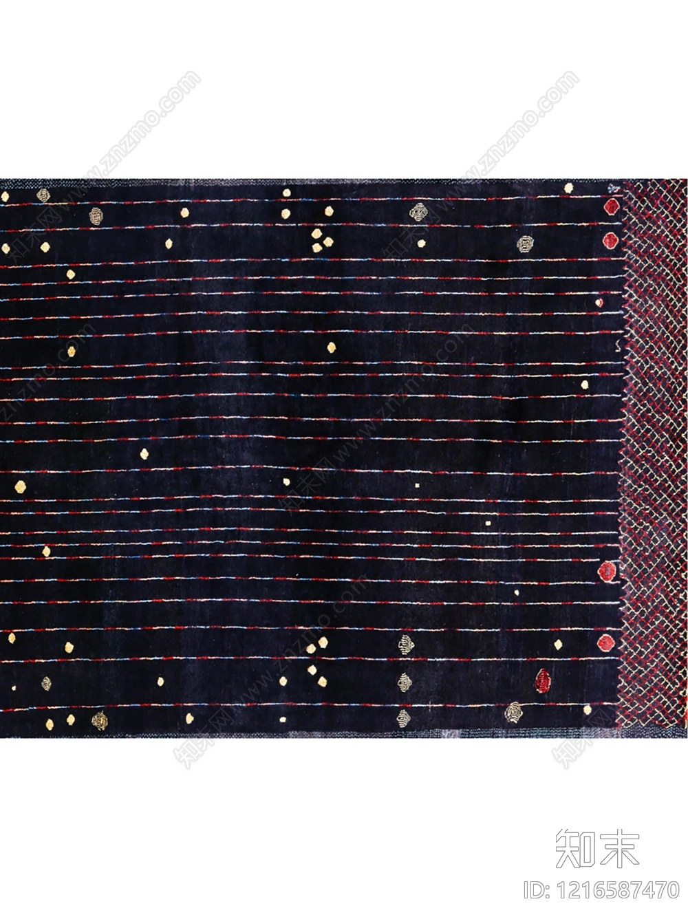 现代格子地毯贴图下载【ID:1216587470】