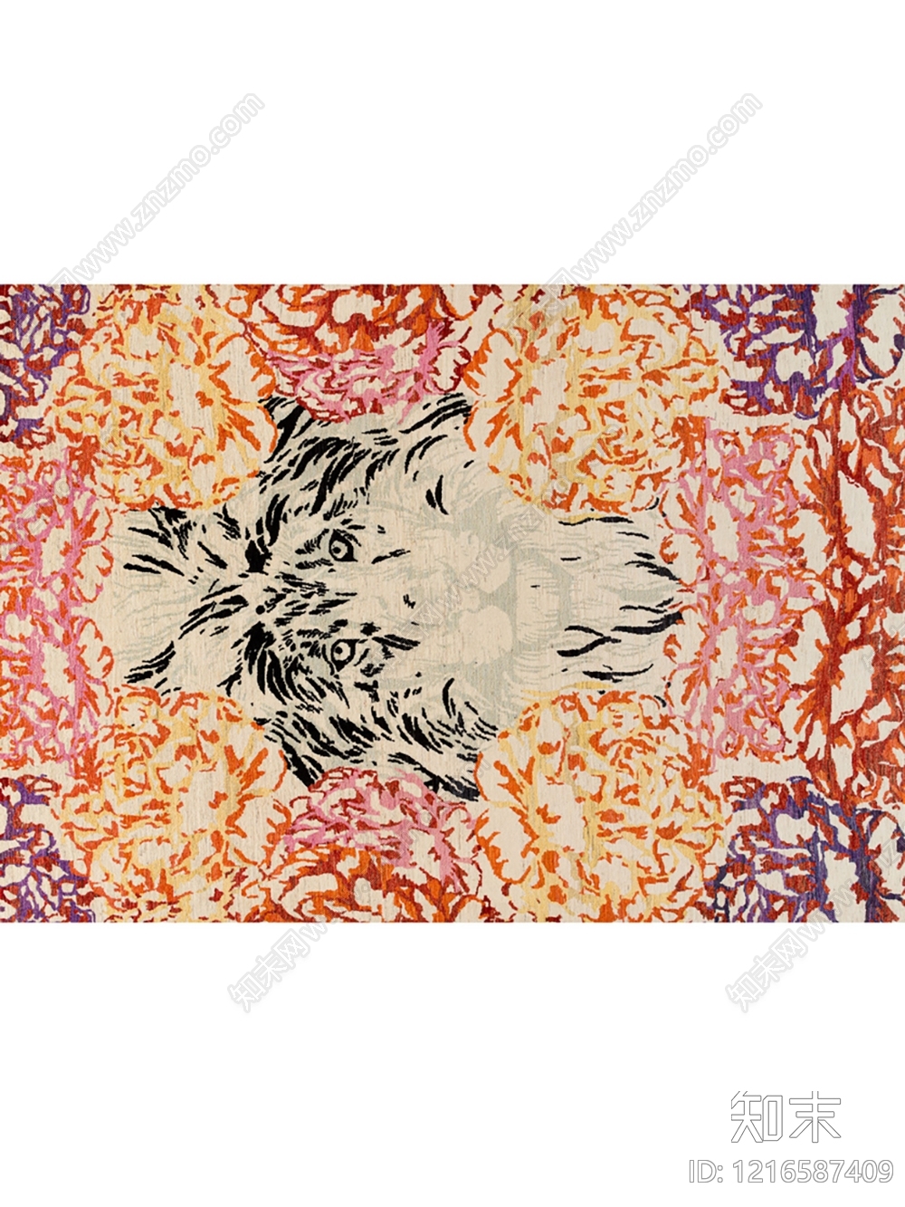 现代格子地毯贴图下载【ID:1216587409】