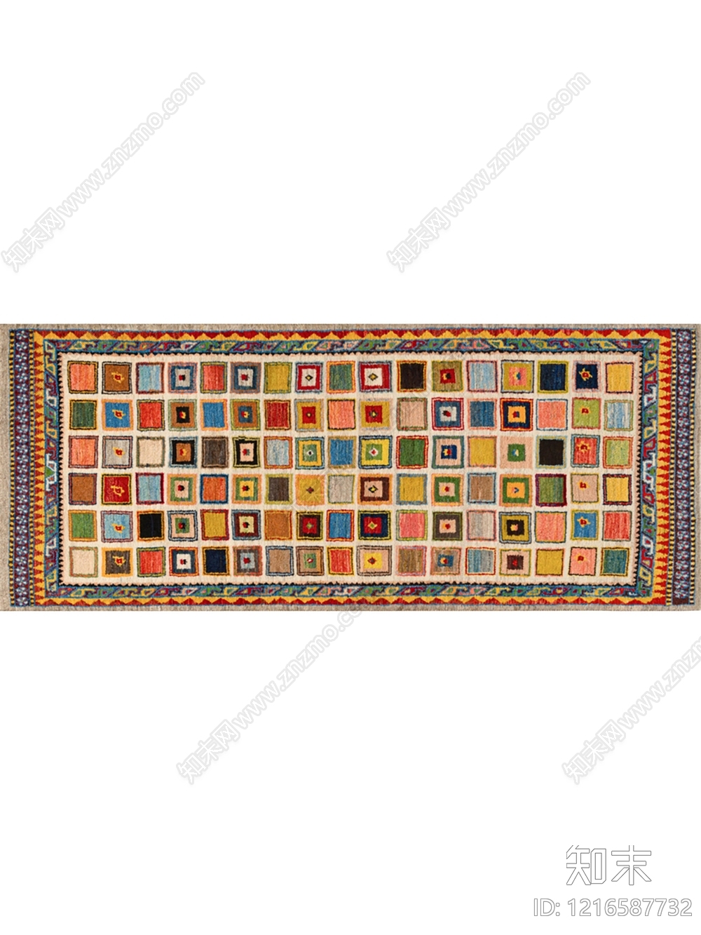 现代格子地毯贴图下载【ID:1216587732】