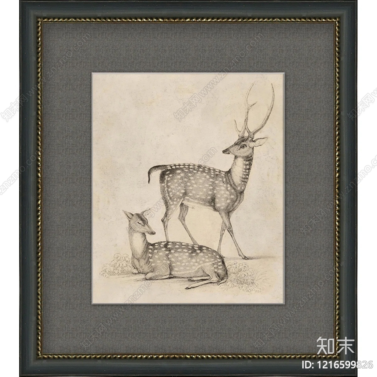 北欧装饰画贴图下载【ID:1216599826】