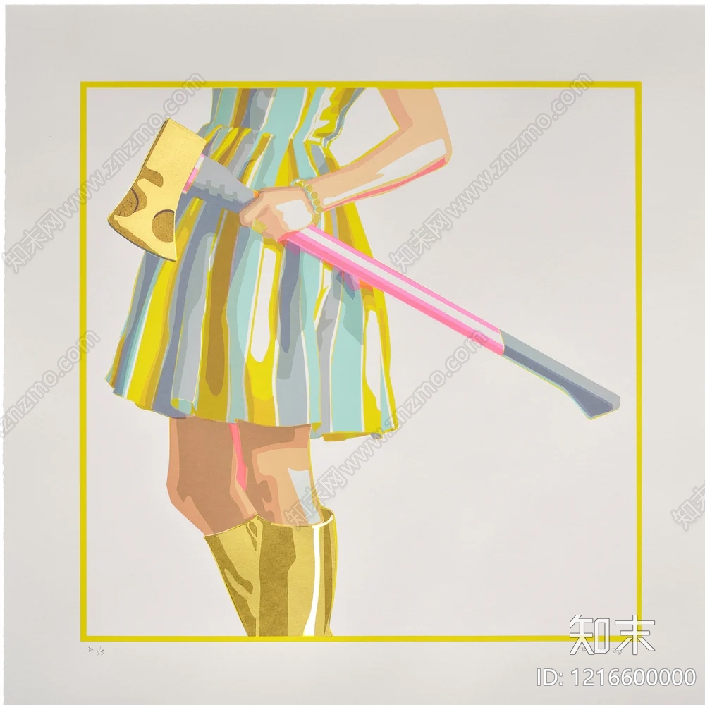 现代艺术画贴图下载【ID:1216600000】