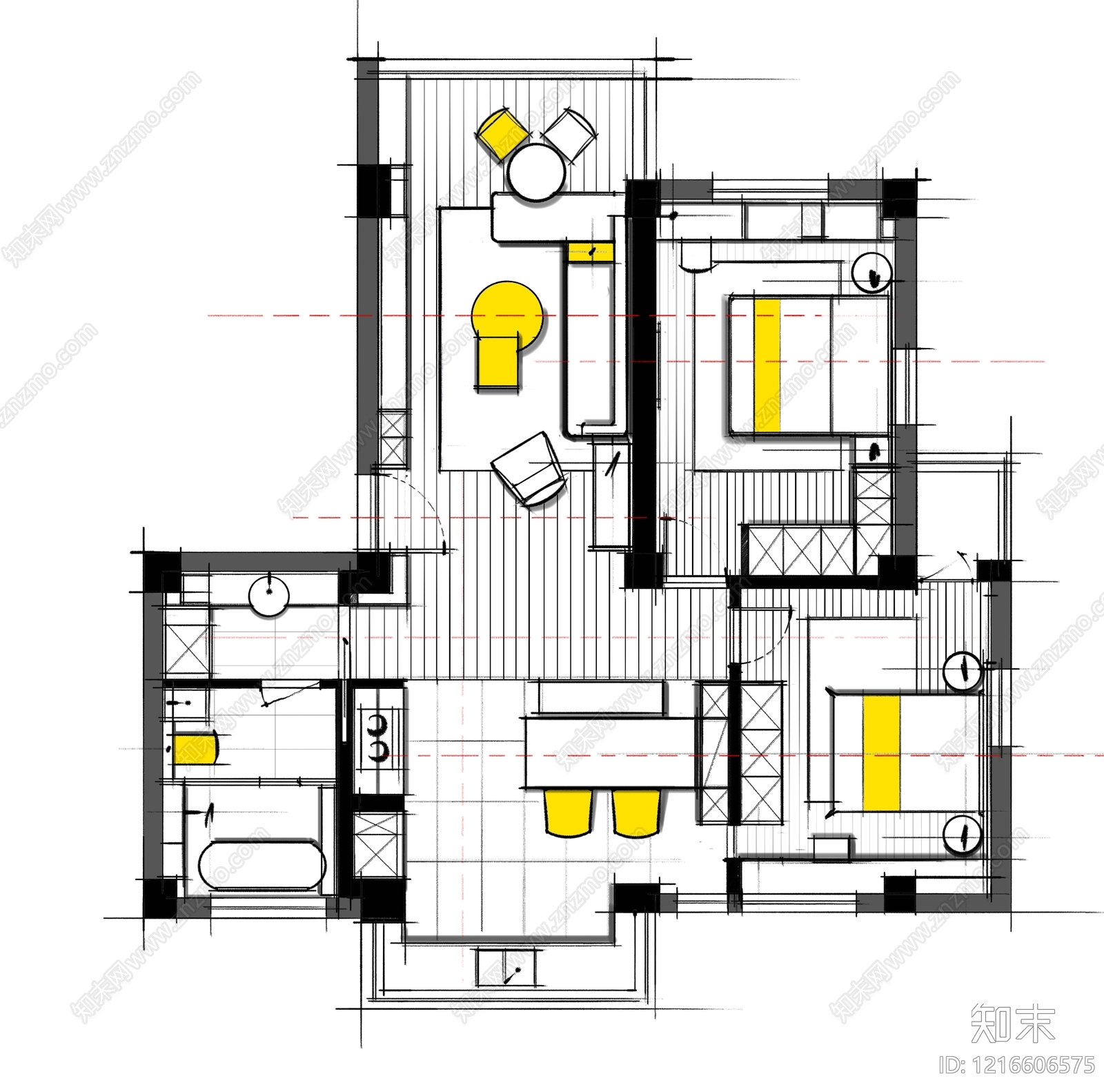 客厅贴图下载【ID:1216606575】