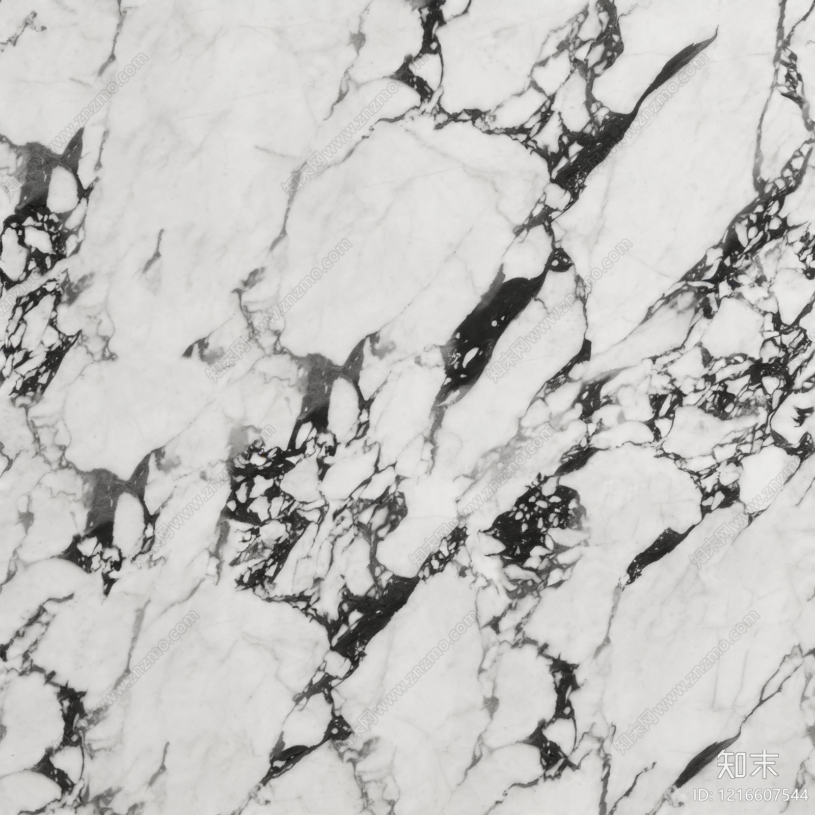 新中式黑白大理石贴图下载【ID:1216607544】