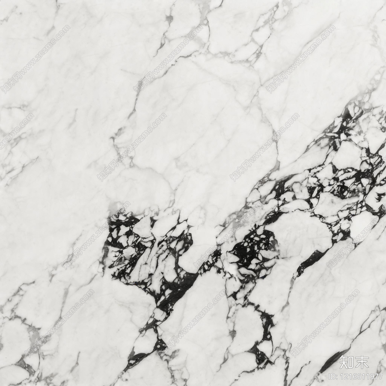 美式黑白大理石贴图下载【ID:1216611977】