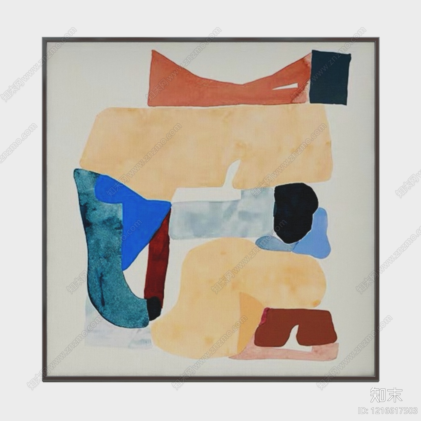 现代抽象画贴图下载【ID:1216617503】