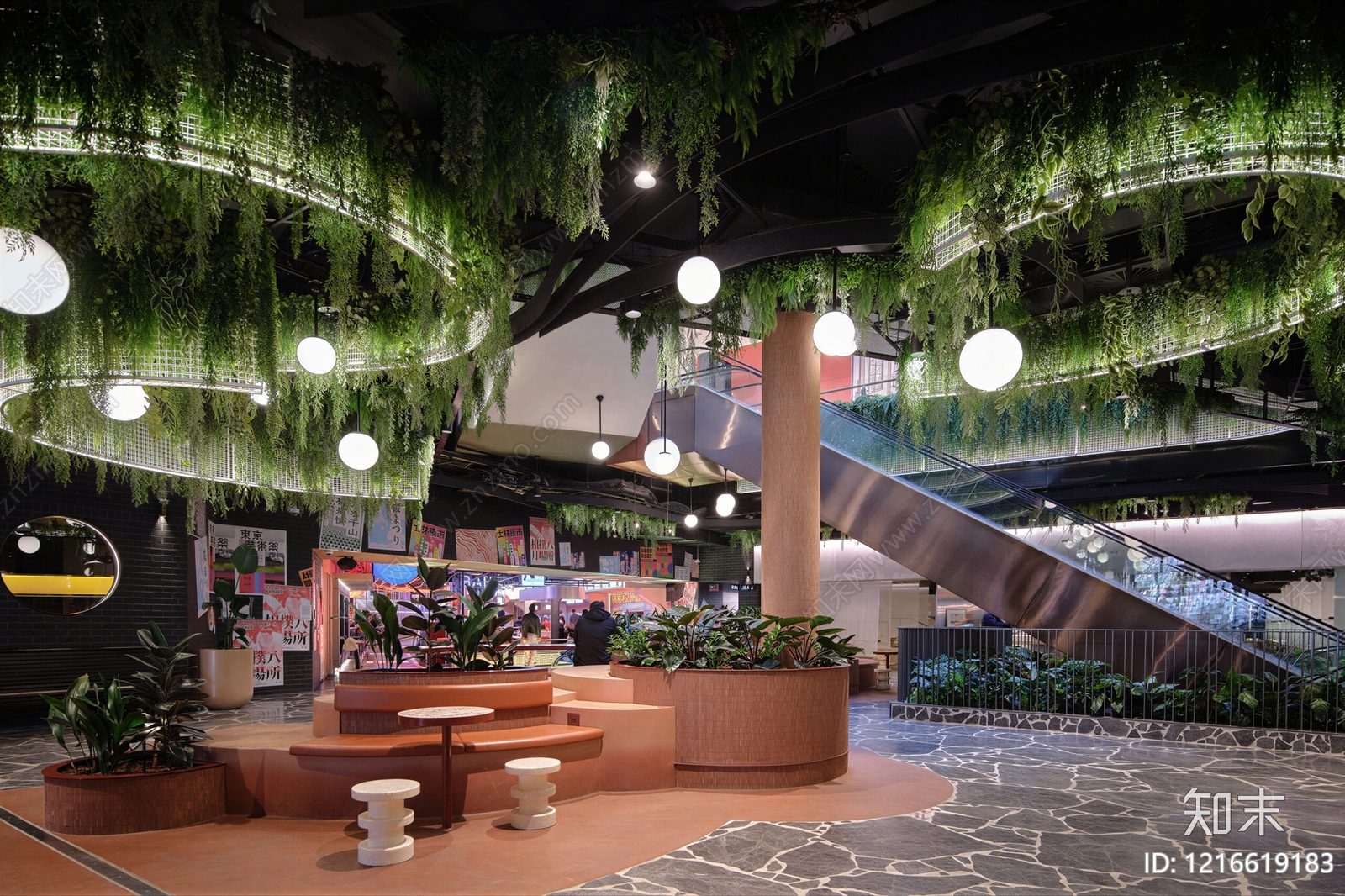 现代商场贴图下载【ID:1216619183】