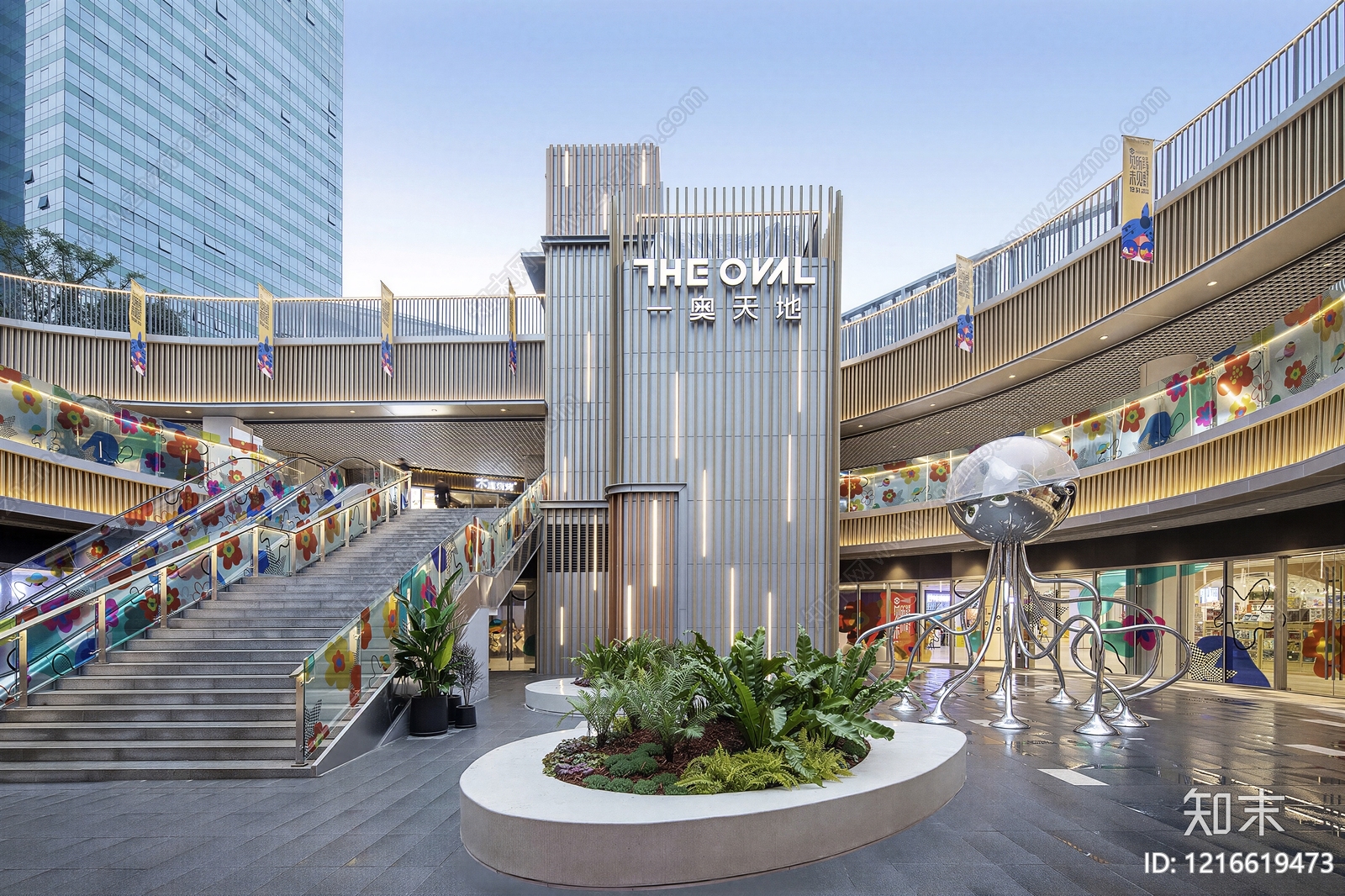 现代商场贴图下载【ID:1216619473】