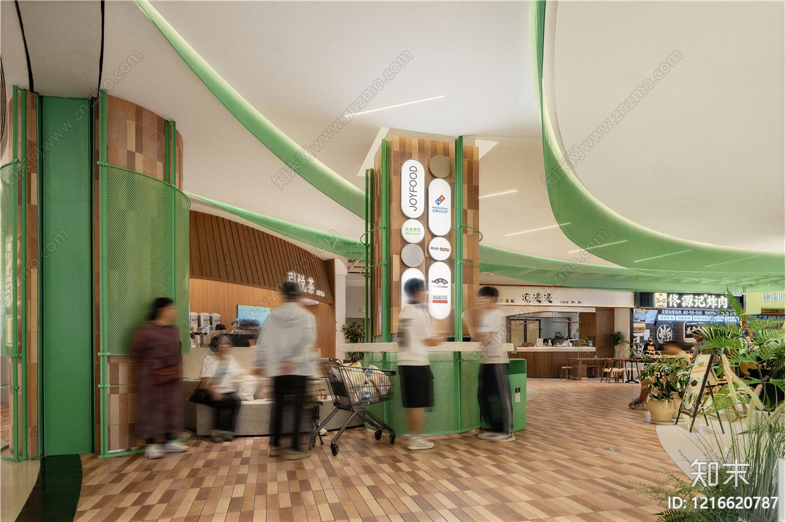 现代商场贴图下载【ID:1216620787】