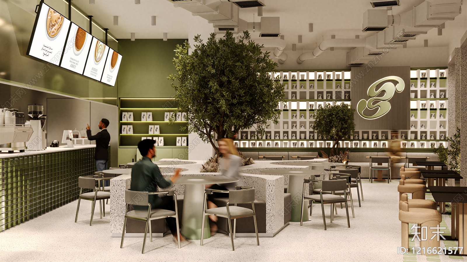 现代商铺贴图下载【ID:1216621577】