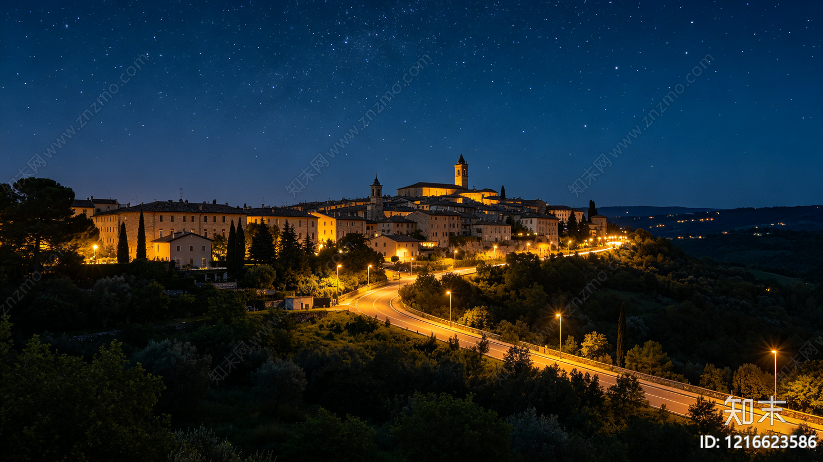 现代夜晚贴图下载【ID:1216623586】