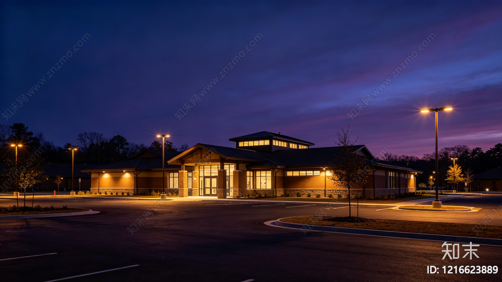 现代夜晚贴图下载【ID:1216623889】