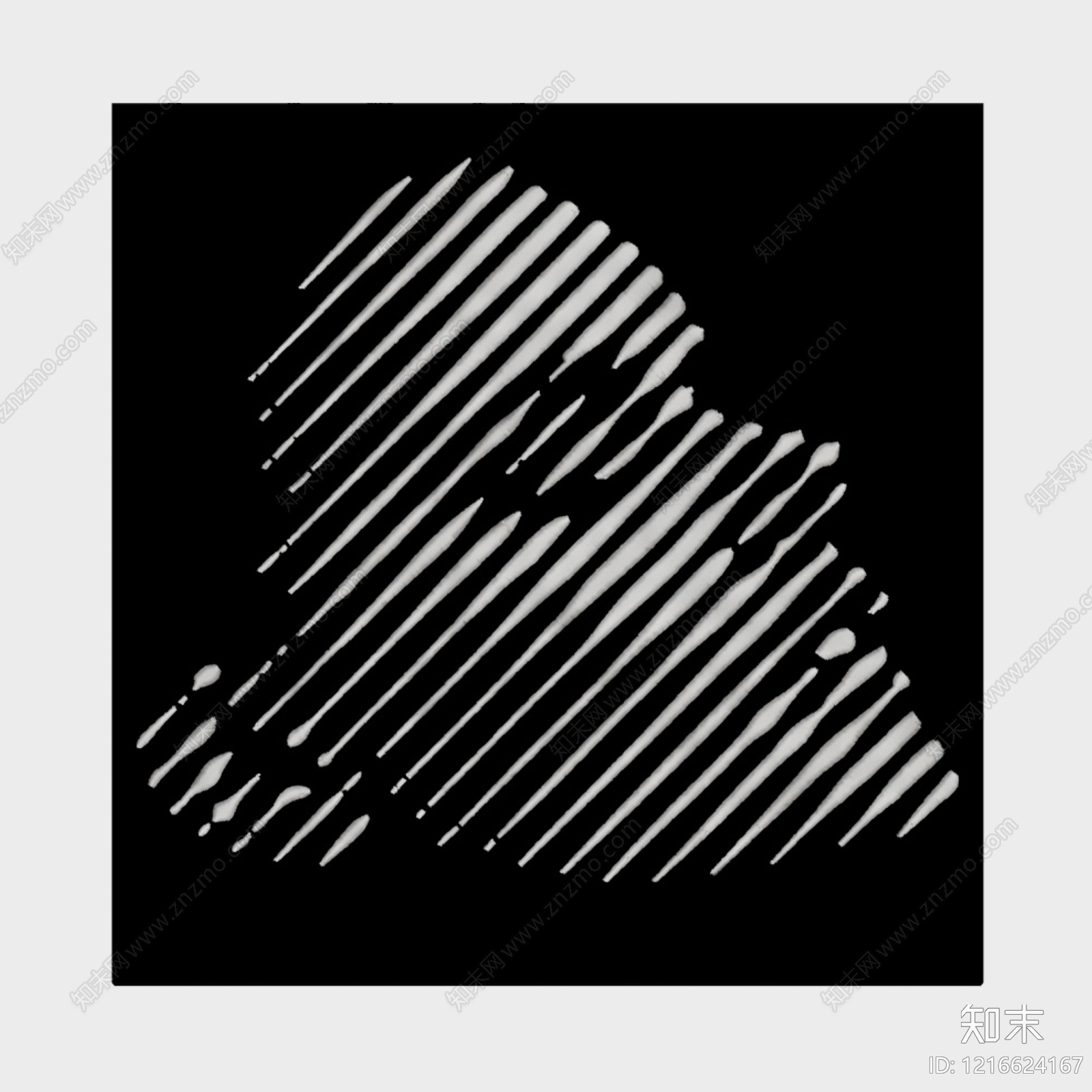 极简黑白挂画贴图下载【ID:1216624167】