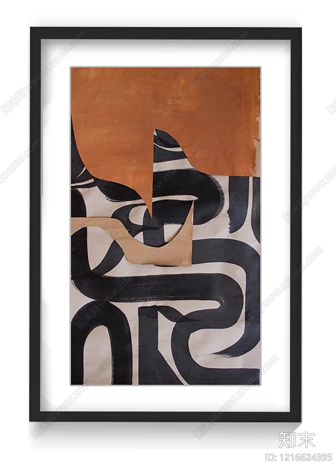 复古抽象画贴图下载【ID:1216624395】