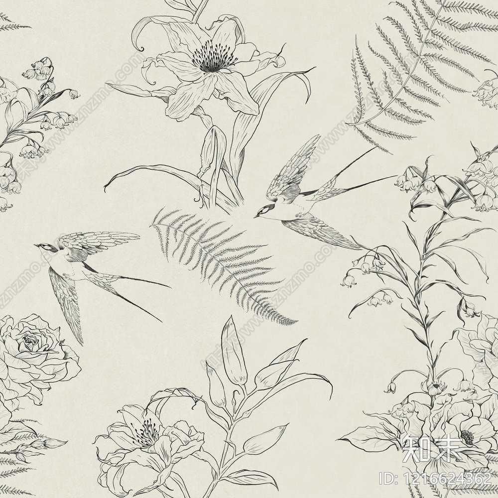 传统纹样贴图下载【ID:1216624362】