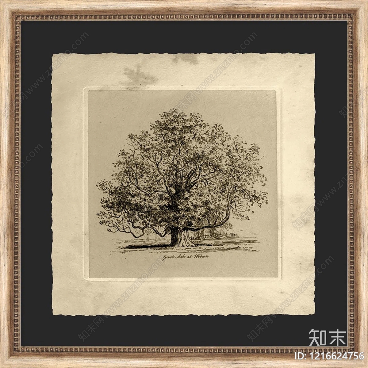 北欧黑白挂画贴图下载【ID:1216624756】