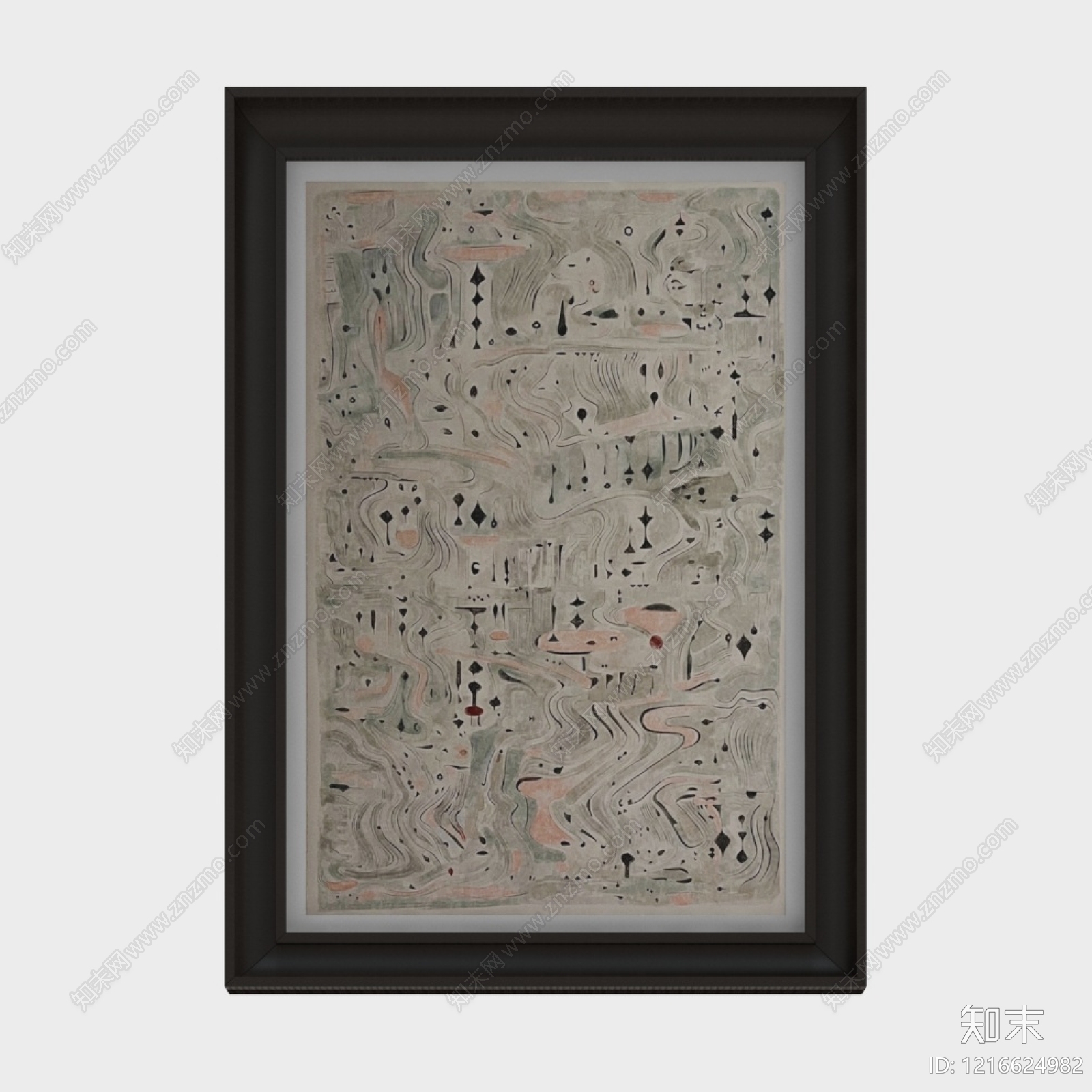 中古抽象画贴图下载【ID:1216624982】