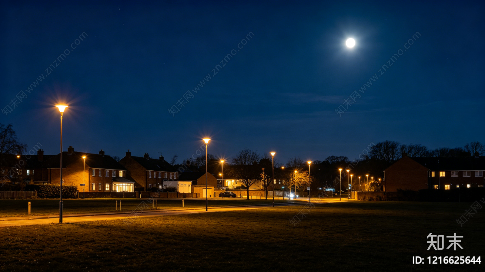 现代夜晚贴图下载【ID:1216625644】