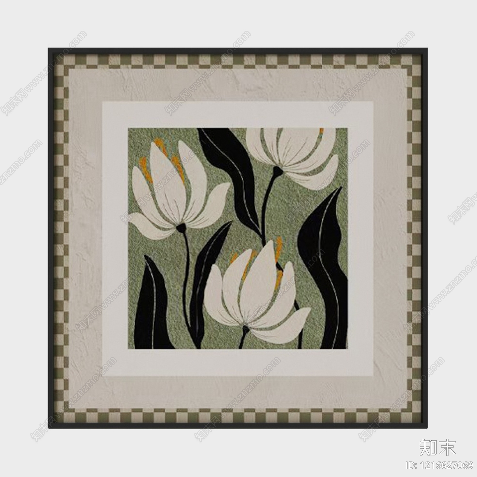 法式装饰画贴图下载【ID:1216627069】