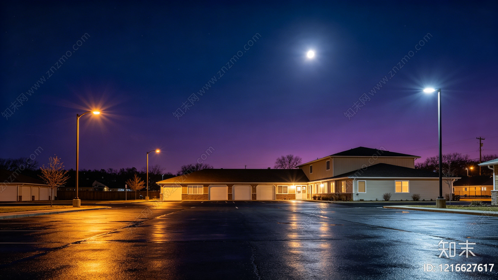 现代夜晚贴图下载【ID:1216627617】