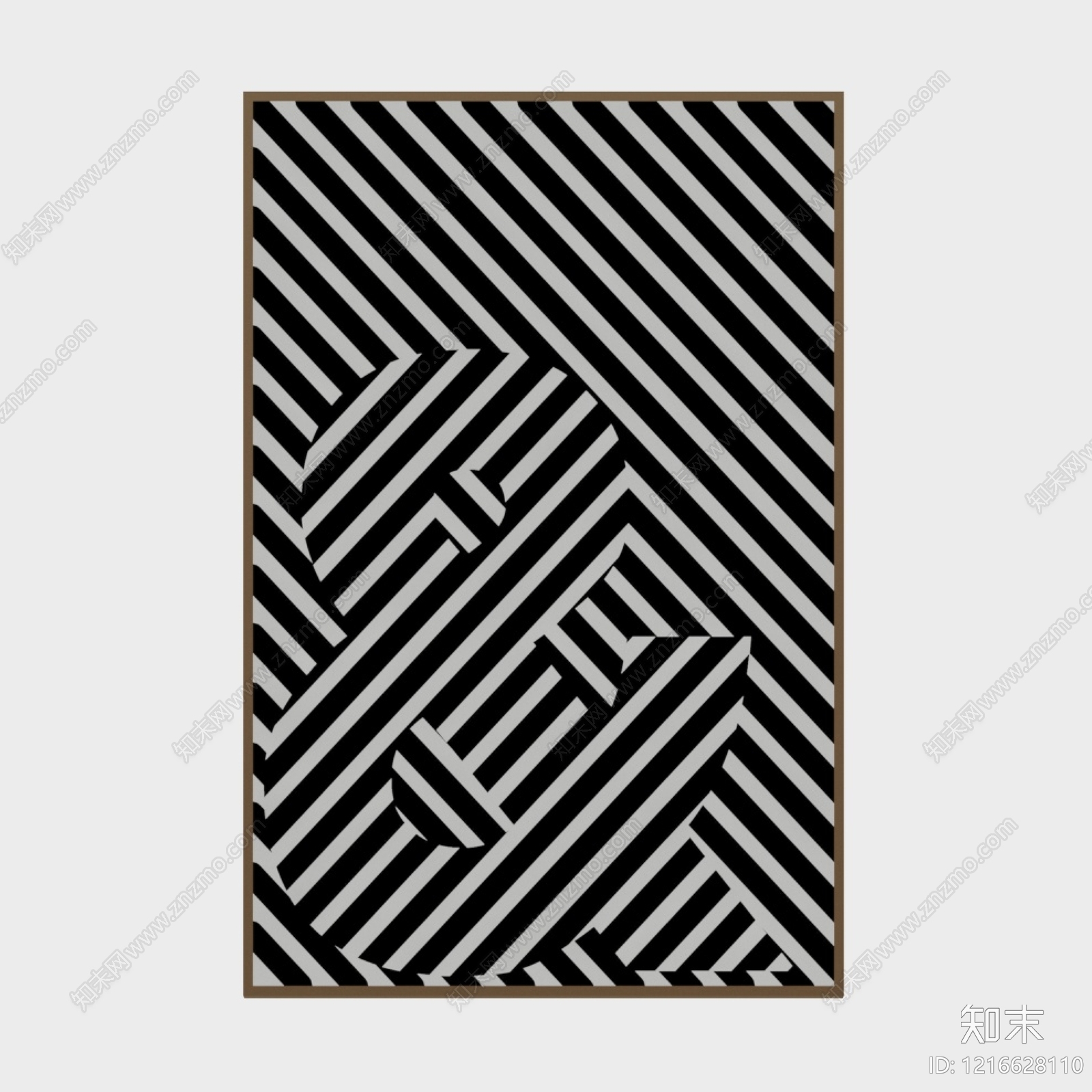 现代抽象画贴图下载【ID:1216628110】