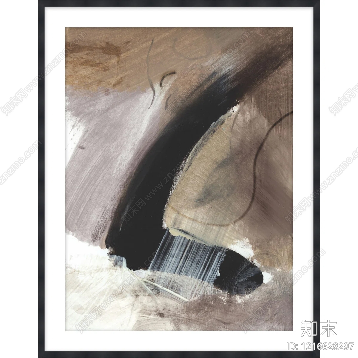 北欧抽象画贴图下载【ID:1216628297】