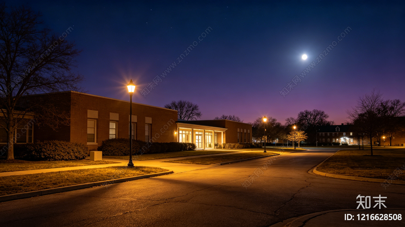 现代夜晚贴图下载【ID:1216628508】