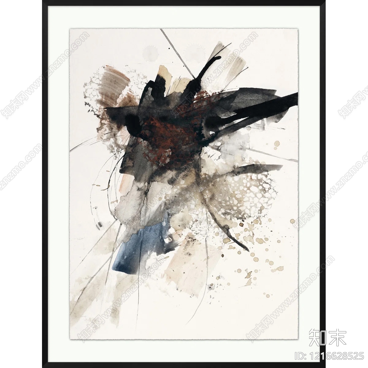 北欧抽象画贴图下载【ID:1216628525】