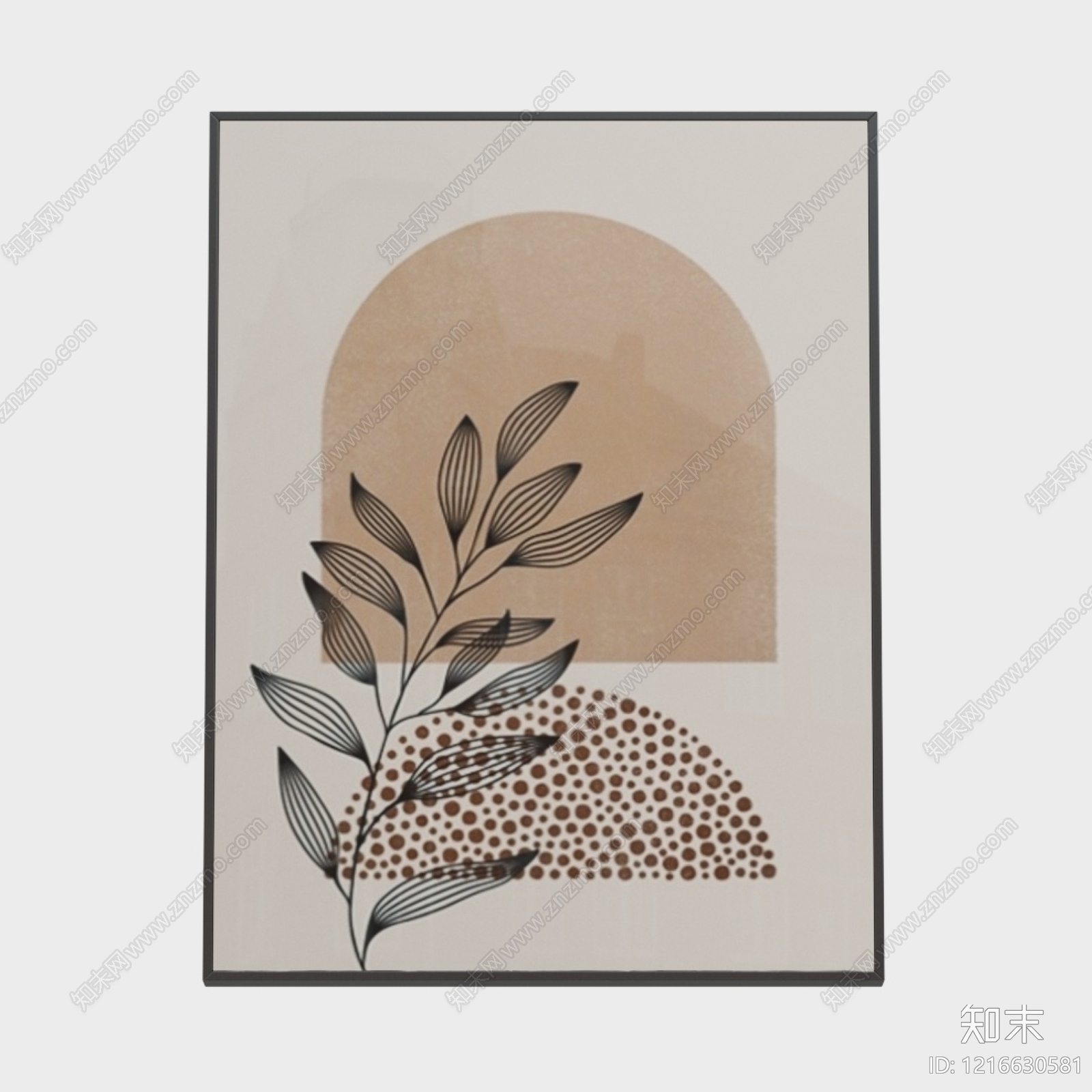 奶油装饰画贴图下载【ID:1216630581】