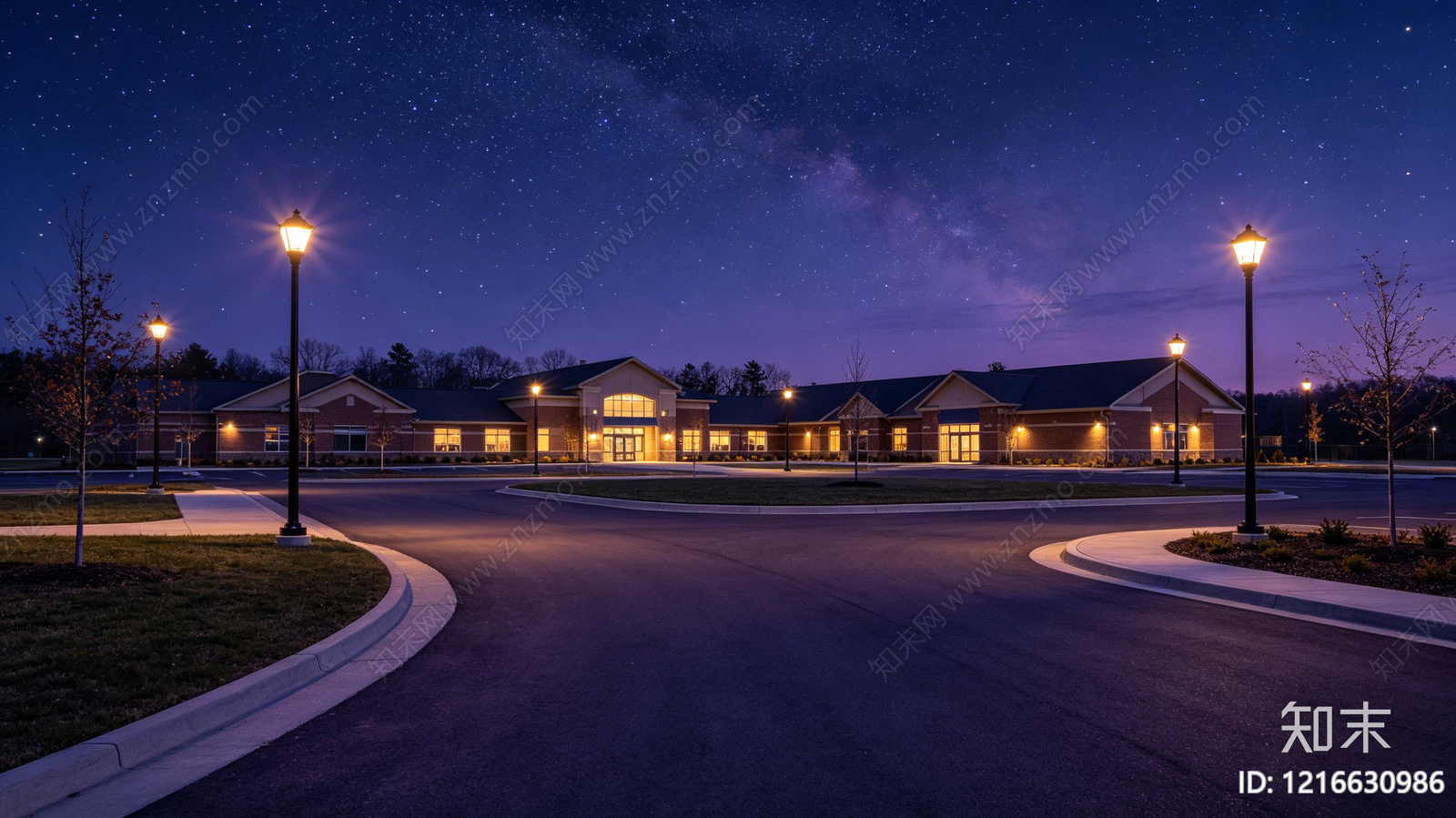 现代夜晚贴图下载【ID:1216630986】