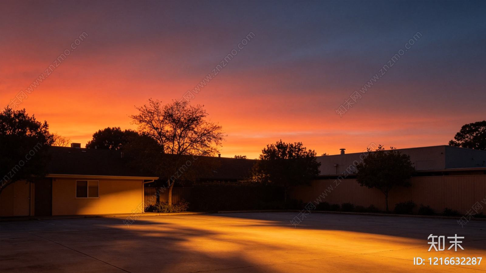 现代黄昏贴图下载【ID:1216632287】