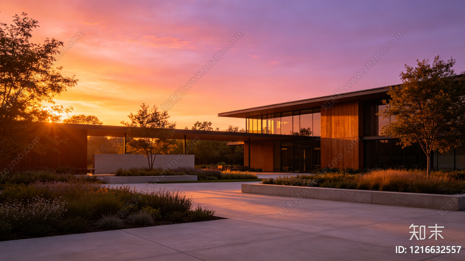 现代黄昏贴图下载【ID:1216632557】