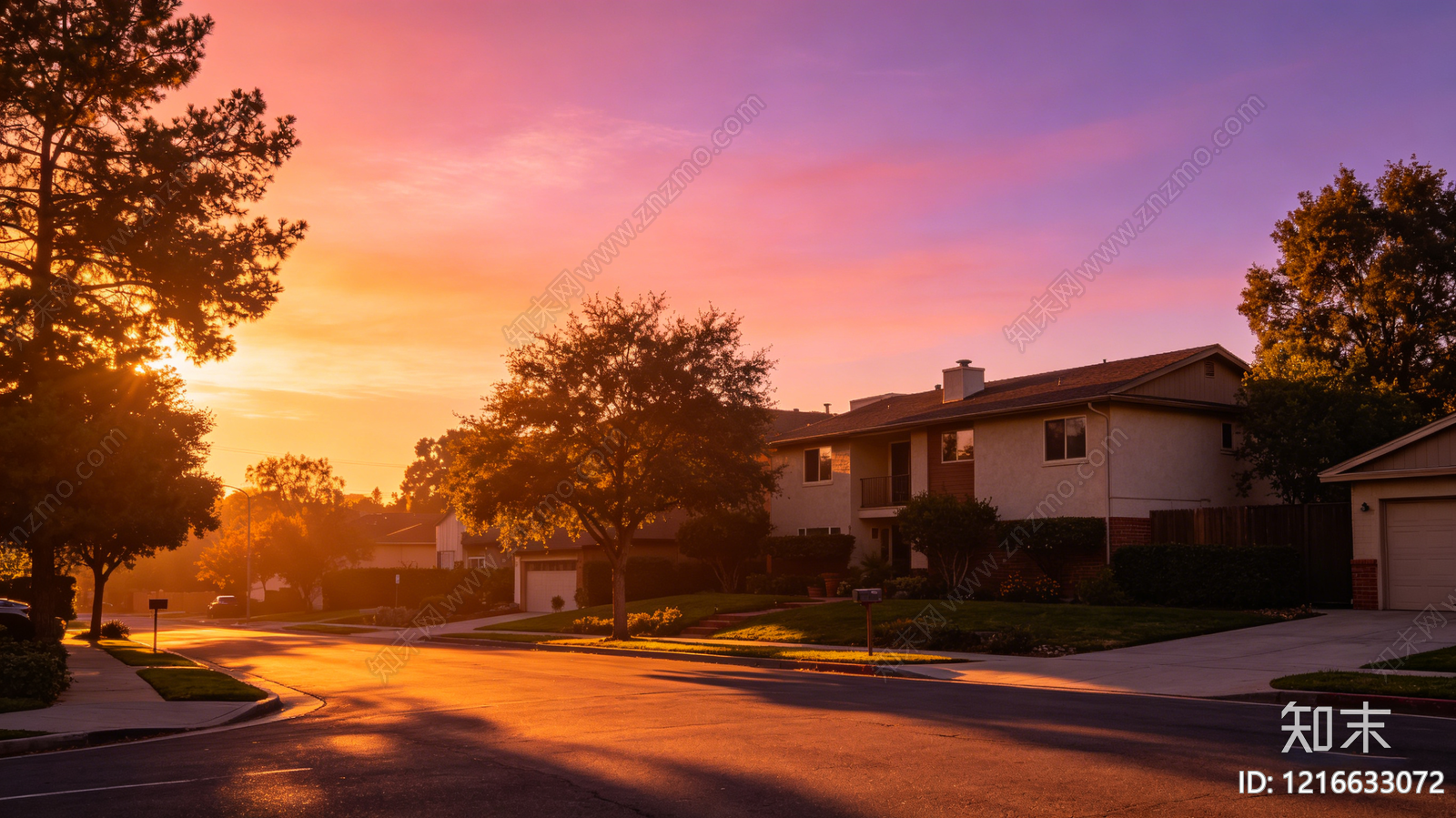 现代黄昏贴图下载【ID:1216633072】