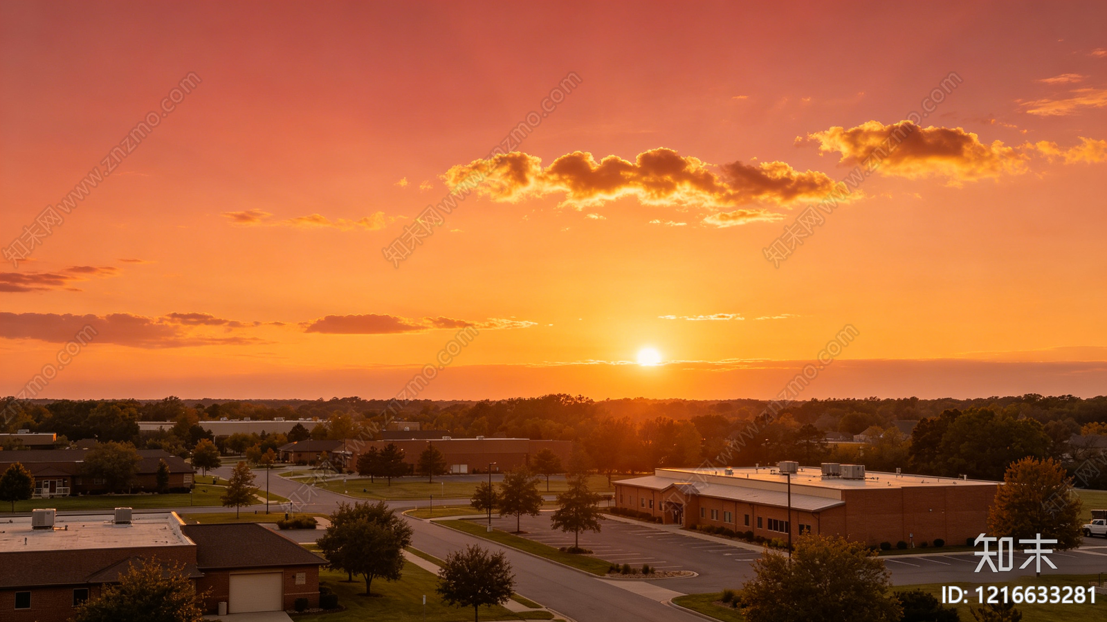 现代黄昏贴图下载【ID:1216633281】