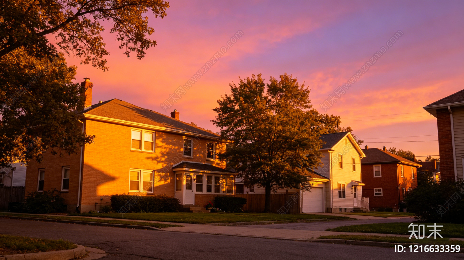 现代黄昏贴图下载【ID:1216633359】