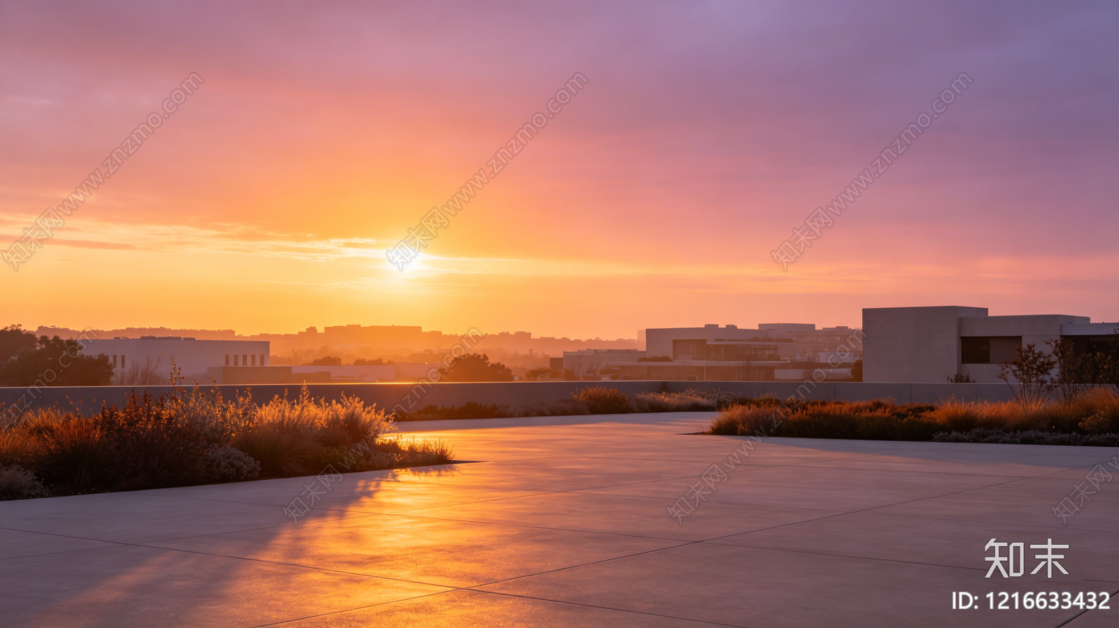 现代黄昏贴图下载【ID:1216633432】