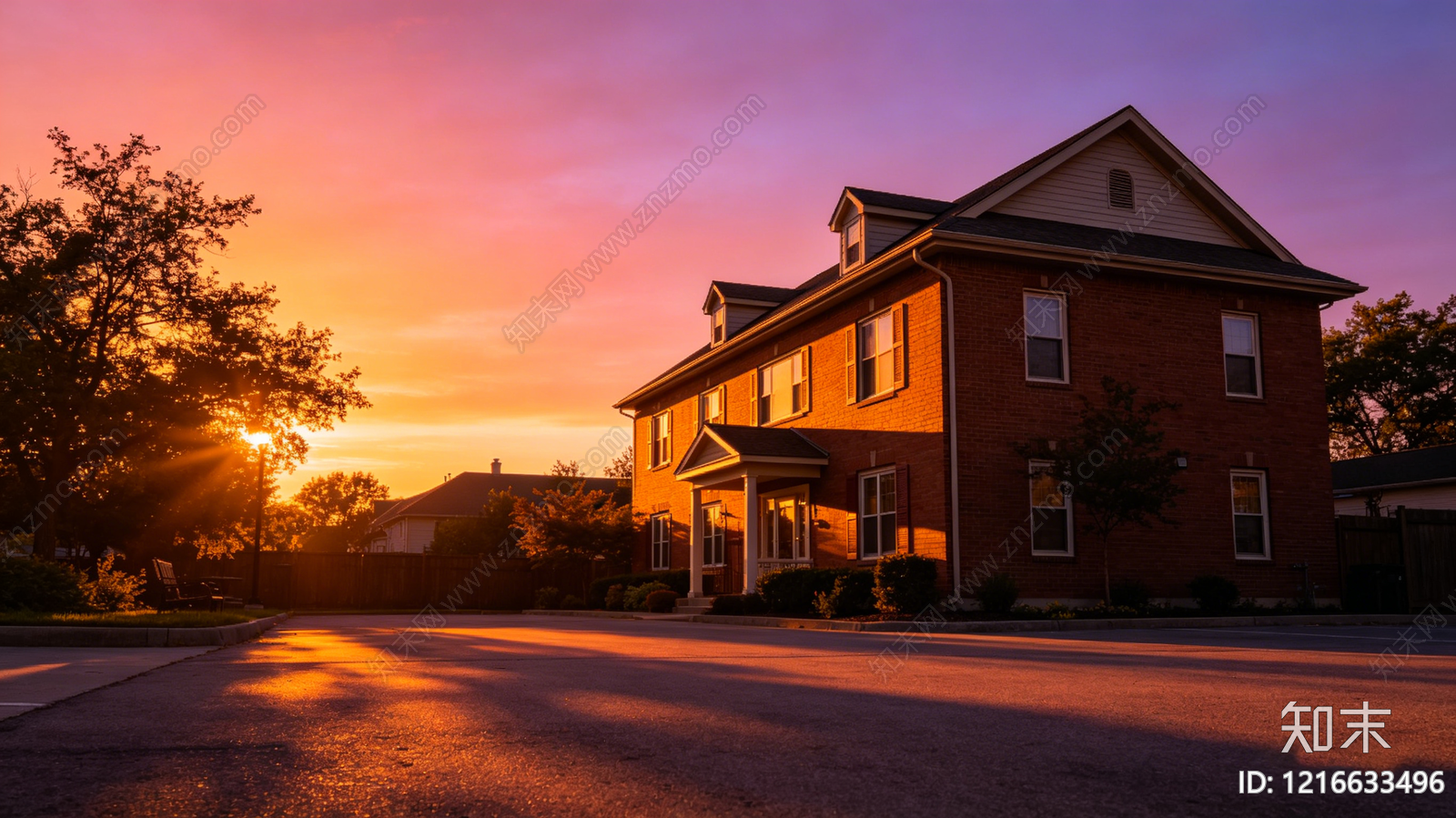 现代黄昏贴图下载【ID:1216633496】