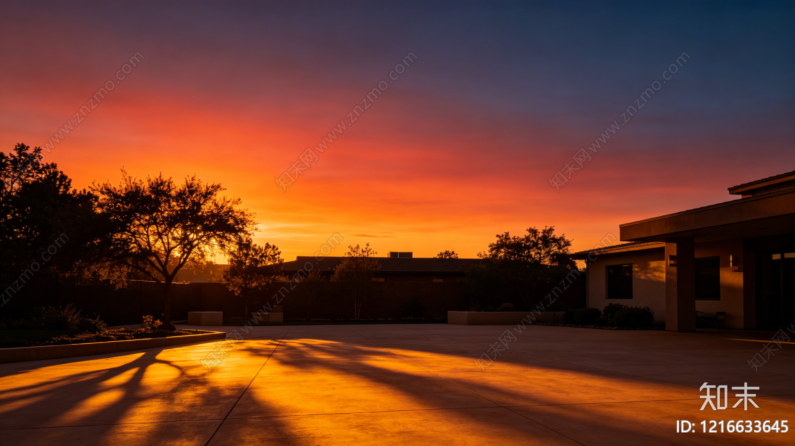 现代黄昏贴图下载【ID:1216633645】