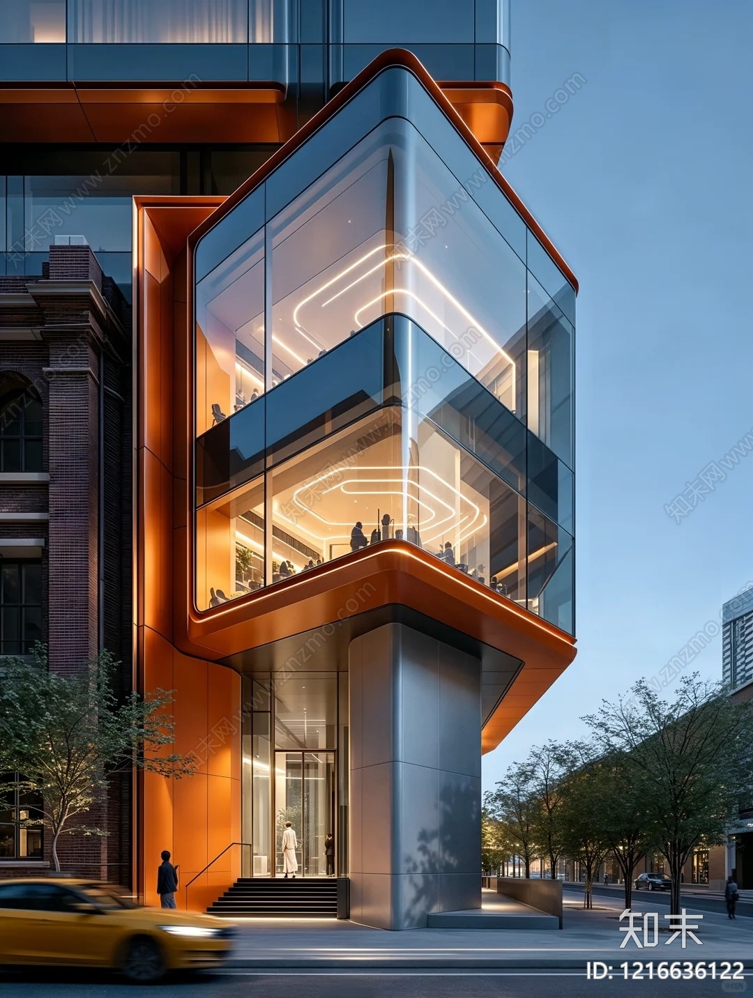 建筑外立面贴图下载【ID:1216636122】